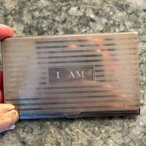 Sterling Silver Business Card Holder